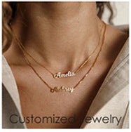 Cross-Border European and American Light Luxury Colorful Rhinestone Pendant, Versatile December Necklace for Women, Fashionable Stainless Steel Necklace Wholesale