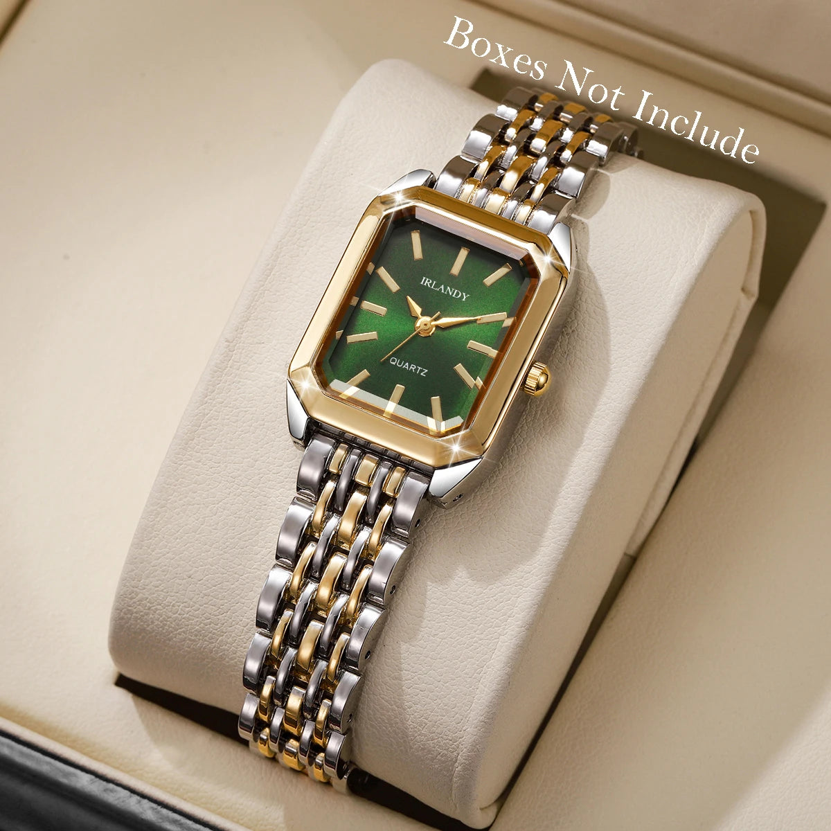Fashion Rectangle Women Watches Steel Strap Ladies Quartz Wrist Watch Reloj Mujer Girls Clock Gift(Without Box)