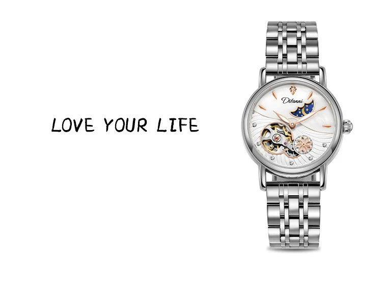 Women's Watches Waterproof Luminous Skeleton Original Automatic Mechanical Watch for Woman Elegant Ladies Watch Reloj Mujer
