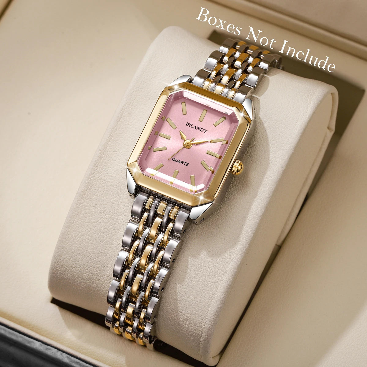 Fashion Rectangle Women Watches Steel Strap Ladies Quartz Wrist Watch Reloj Mujer Girls Clock Gift(Without Box)