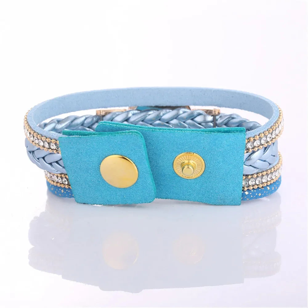 Bracelet Watches for Women Wrap Around Fashion Bracelet Dress Ladies Woman Quartz Wristwatches Women Watch Relojes Para Mujer