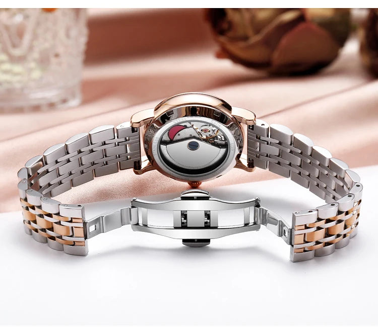 Women's Watches Waterproof Luminous Skeleton Original Automatic Mechanical Watch for Woman Elegant Ladies Watch Reloj Mujer